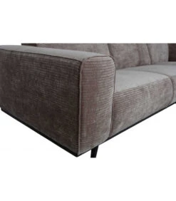 Canapé D'Angle Gauche Statement Côtelé Taupe -Magasin De Meubles De Qualité canape d angle gauche statement cotele taupe 4