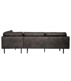 Canapé D'Angle Rodéo Droit Black Cuir Recyclé 6 Canapé D'Angle Rodéo Droit Black Cuir Recyclé -Magasin De Meubles De Qualité canape d angle rodeo droit noir cuir recycle 2