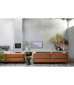 Canapé Lloyd 4 Places Velours Cannelle -Magasin De Meubles De Qualité canape lloyd 4 places velours cannelle 2