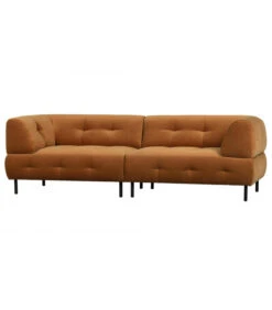 Canapé Lloyd 4 Places Velours Cannelle -Magasin De Meubles De Qualité canape lloyd 4 places velours cannelle 3