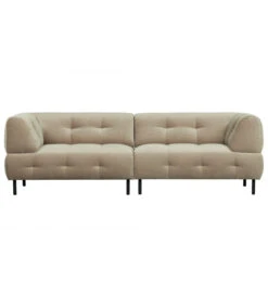 Canapé Lloyd 4 Places Velours Sablé Sea Salt