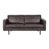 Canapé Rodéo 2.5 Places Black Cuir Recyclé