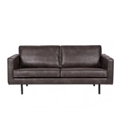 Canapé Rodéo 2.5 Places Black Cuir Recyclé