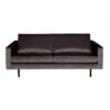 Canapé Rodéo 2.5 Places Velvet Anthracite