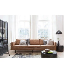 Canapé Rodéo 3 Places XL Cognac Cuir Recyclé -Magasin De Meubles De Qualité canape rodeo 3 places xl cognac cuir recycle 7