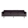 Canapé Rodéo 3 Places XL Velvet Anthracite