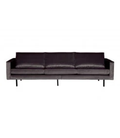 Canapé Rodéo 3 Places XL Velvet Anthracite