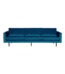 Canapé Rodéo 3 Places XL Velvet Bleu