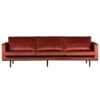 Canapé Rodéo 3 Places XL Velvet Chestnut