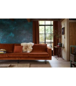 Canapé Rodéo 3 Places XL Velvet Rouille -Magasin De Meubles De Qualité canape rodeo 3 places xl velvet rouille 4