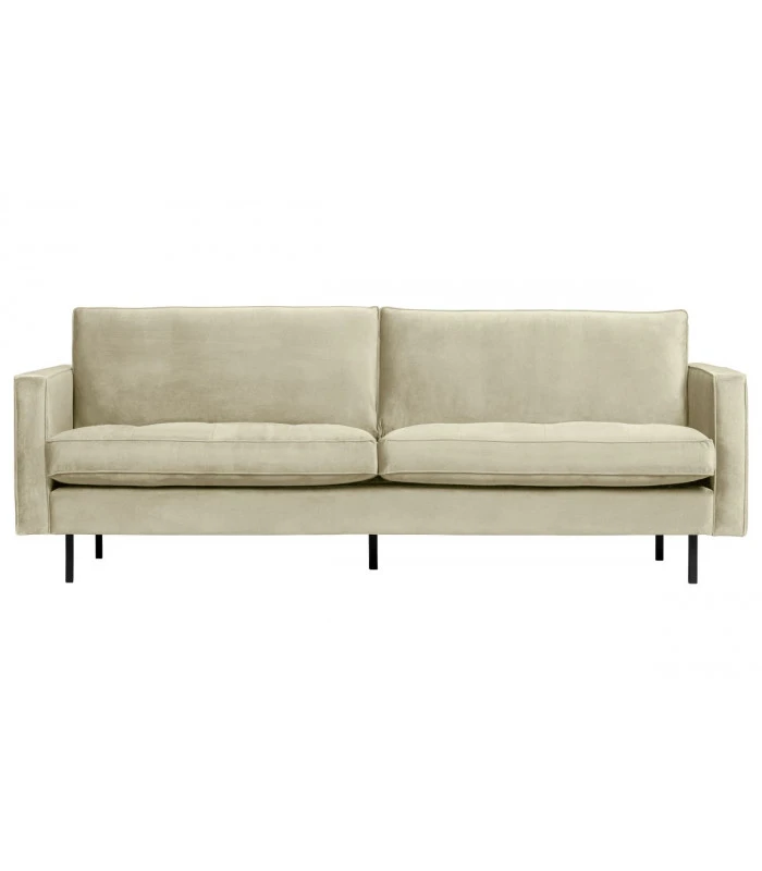 Canapé Rodéo Classic 2.5 Places Velvet Pistache Matelassé 1 Canapé Rodéo Classic 2.5 Places Velvet Pistache Matelassé