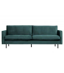 Canapé Rodéo Classic 2.5 Places Velvet Teal Bleu Canard Matelassé
