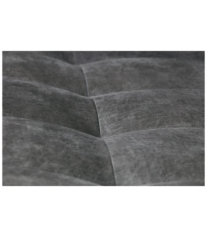 Canapé Rodéo Classic 3 Places XL Black Cuir Recyclé Façon Matelassé 5 Canapé Rodéo Classic 3 Places XL Black Cuir Recyclé Façon Matelassé – Image 5