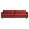 Canapé Rodéo Classic 3 Places XL Velvet Chestnut Matelassé