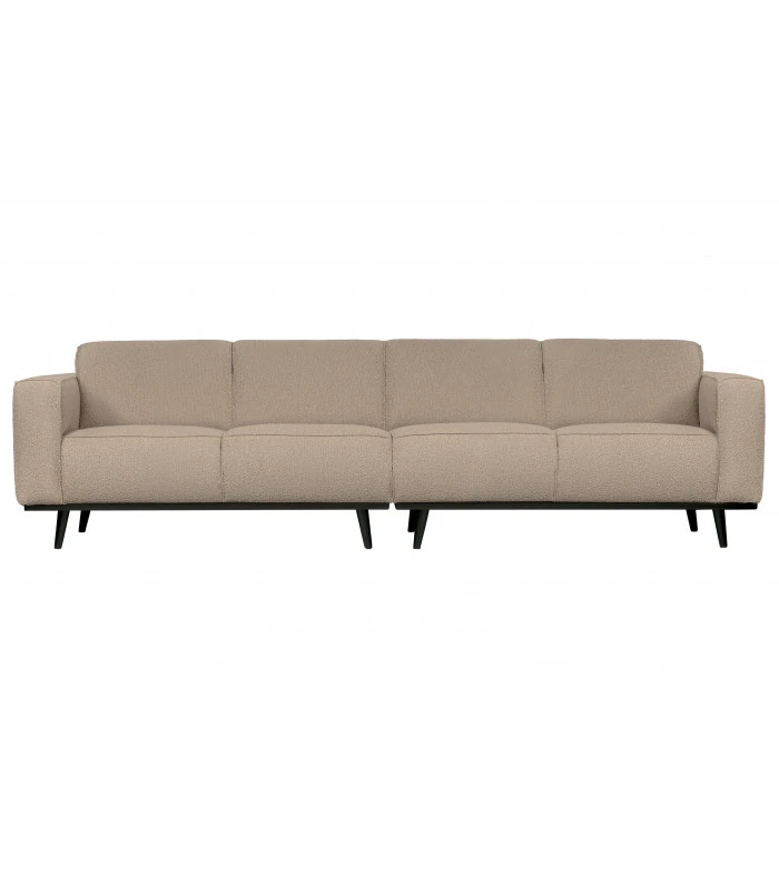 Canapé Statement 4 Places 280cm Tissu Bouclé Beige 1 Canapé Statement 4 Places 280cm Tissu Bouclé Beige