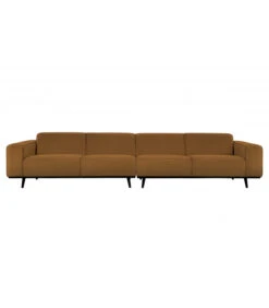 Canapé Statement XL 4 Places 372cm Tissu Bouclé Butter