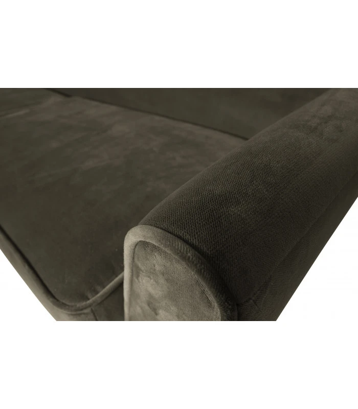 Canapé Rocco 230cm Velours Vert Chaud 4 Canapé Rocco 230cm Velours Vert Chaud – Image 4