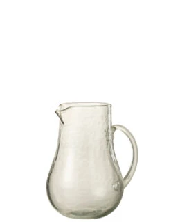 Carafe En Verre Transparente De Grande Taille