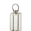 Carré De Lanterne En Métal/verre Argenté