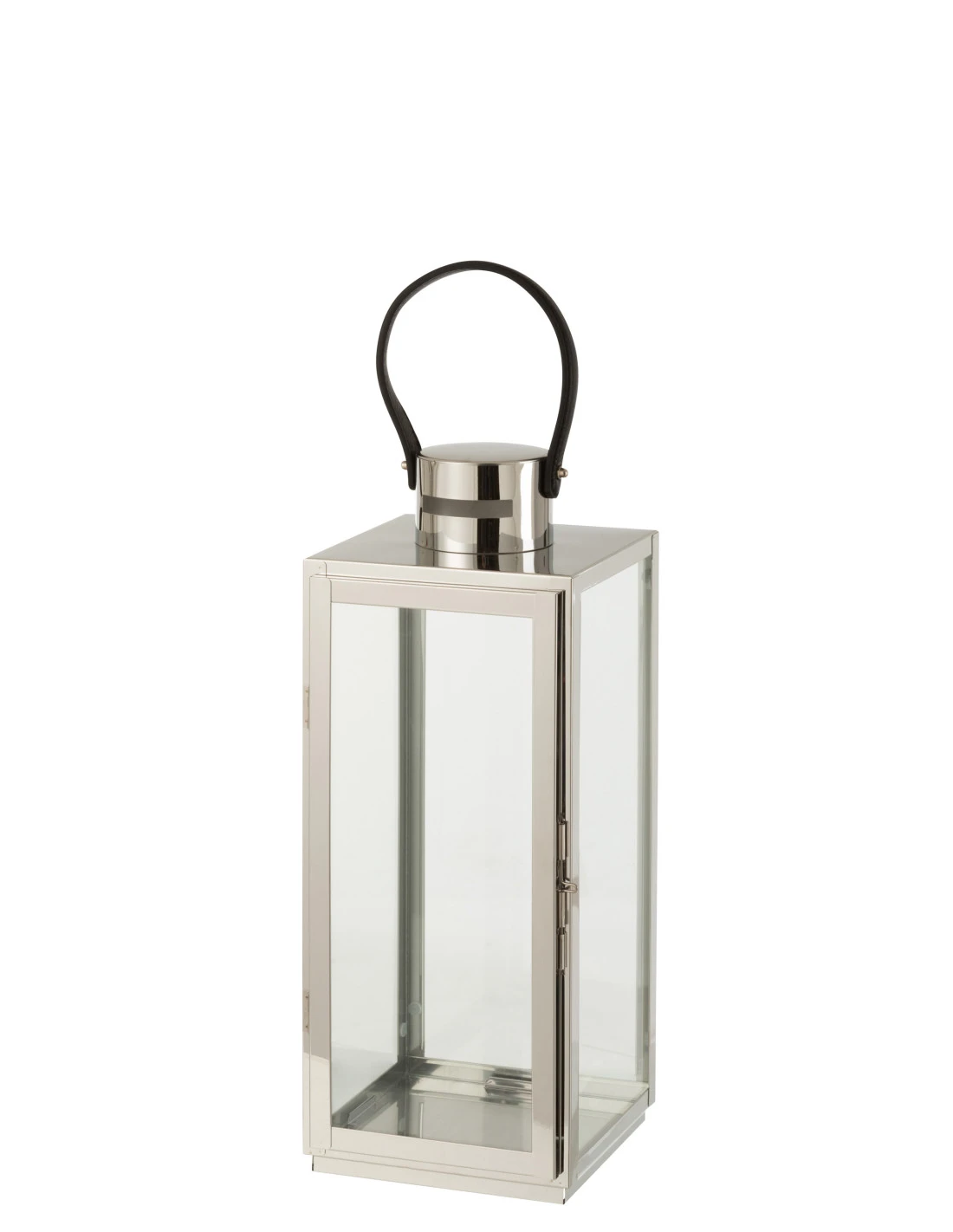 Carré De Lanterne En Métal/verre Argenté 1 Carré De Lanterne En Métal/verre Argenté