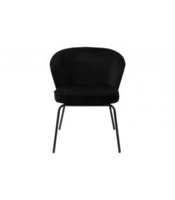 Chaise Admit Velours Noir -Magasin De Meubles De Qualité chaise admit velours noir 2