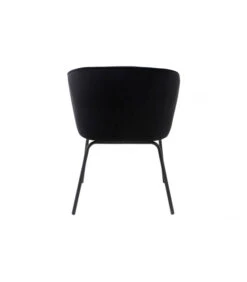 Chaise Admit Velours Noir -Magasin De Meubles De Qualité chaise admit velours noir 4