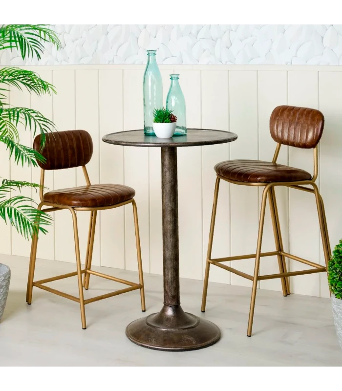 Chaise Bar Habana Marron 73cm 2 Chaise Bar Habana Marron 73cm – Image 2