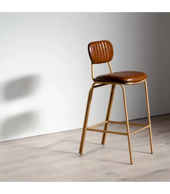 Chaise Bar Habana Marron 73cm 3 Chaise Bar Habana Marron 73cm – Image 3