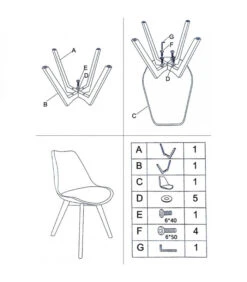 Chaise Copenhague Café Au Lait + Coussin 10 Chaise Copenhague Café Au Lait + Coussin -Magasin De Meubles De Qualité chaise copenhague cafe au lait coussin 4