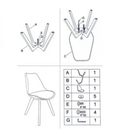 Chaise Copenhague Chataigne + Coussin -Magasin De Meubles De Qualité chaise copenhague chataigne coussin 4