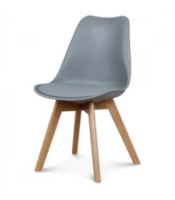 Chaise Copenhague Gris + Coussin