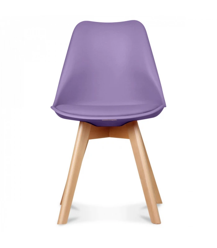 Chaise Copenhague Lilas + Coussin 2 Chaise Copenhague Lilas + Coussin – Image 2