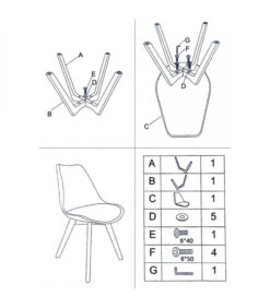 Chaise Copenhague Lilas + Coussin 9 Chaise Copenhague Lilas + Coussin -Magasin De Meubles De Qualité chaise copenhague lilas coussin 4