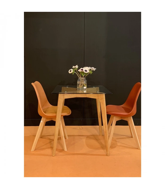 Chaise Copenhague Rouille + Coussin 5 Chaise Copenhague Rouille + Coussin – Image 5