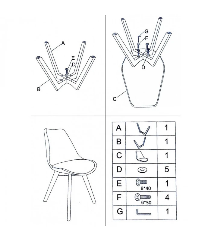 Chaise Copenhague Rouille + Coussin 8 Chaise Copenhague Rouille + Coussin – Image 8