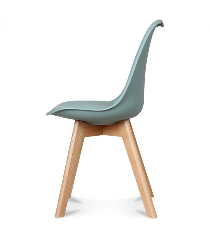 Chaise Copenhague Vert Thym + Coussin 5 Chaise Copenhague Vert Thym + Coussin – Image 5