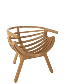 Chaise Crabe En Bois De Teck Naturel