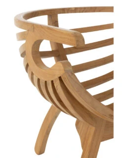 Chaise Crabe En Bois De Teck Naturel -Magasin De Meubles De Qualité chaise crabe en bois de teck naturel 7