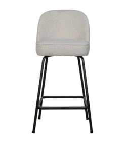 Chaise De Bar Vogue 65cm Bouclé Naturel