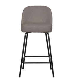 Chaise De Bar Vogue 65cm Bouclé Nougat