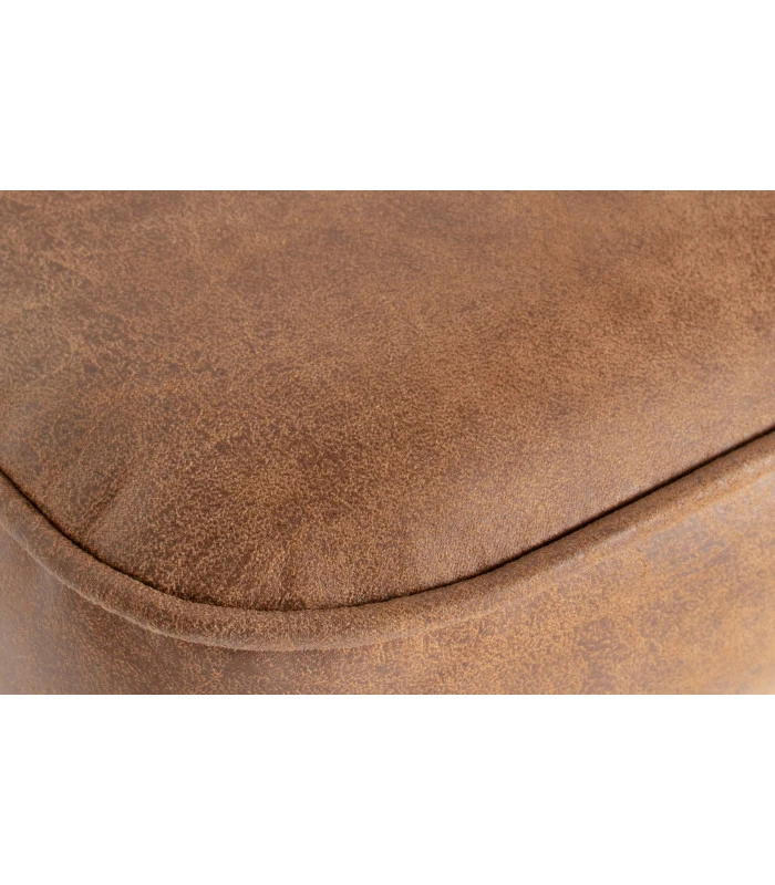 Chaise De Bar Vogue 65cm Cognac Cuir Recyclé 2 Chaise De Bar Vogue 65cm Cognac Cuir Recyclé – Image 2