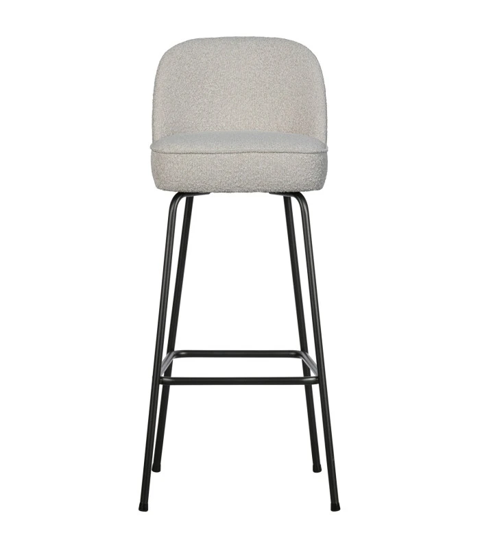 Chaise De Bar Vogue 79cm Bouclé Naturel 1 Chaise De Bar Vogue 79cm Bouclé Naturel
