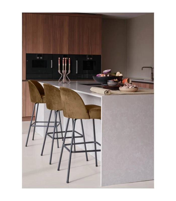 Chaise De Bar Vogue 79cm Miel 2 Chaise De Bar Vogue 79cm Miel – Image 2