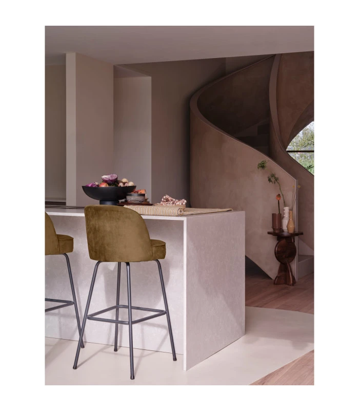 Chaise De Bar Vogue 79cm Miel 3 Chaise De Bar Vogue 79cm Miel – Image 3