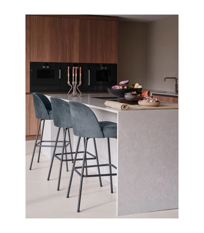 Chaise De Bar Vogue 79cm Teal 2 Chaise De Bar Vogue 79cm Teal – Image 2