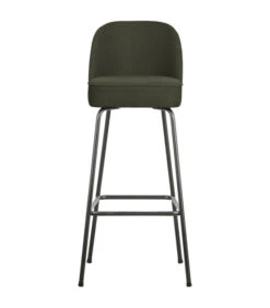 Chaise De Bar Vogue 79cm Tissé Vert Chaud