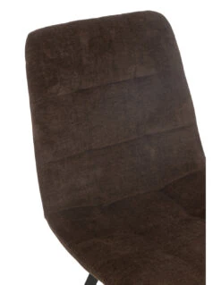 Chaise De Salle à Manger Clark En Métal/polyester Marron -Magasin De Meubles De Qualité chaise de salle a manger clark en metalpolyester marron 6