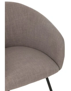 Chaise En Acier/mousse Taupe. 12 Chaise En Acier/mousse Taupe. -Magasin De Meubles De Qualité chaise en aciermousse taupe 5