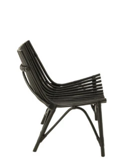 Chaise En Rotin Noir -Magasin De Meubles De Qualité chaise en rotin noir 2