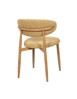 Chaise Georgia Moutarde Pied Naturel -Magasin De Meubles De Qualité chaise georgia moutarde pied naturel 2